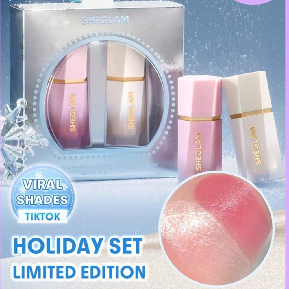 SHEGLAM Festive Glow Gift Set-Love Cake & Vanilla Frost
